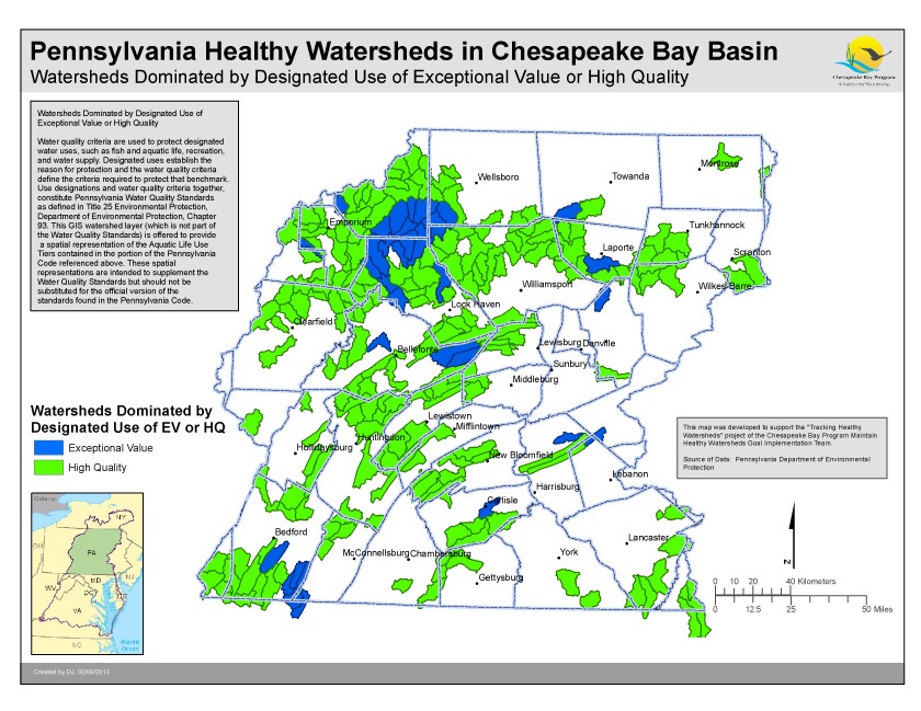 map-watersheds-dominated-by-designated-use-of-exceptional-value-or